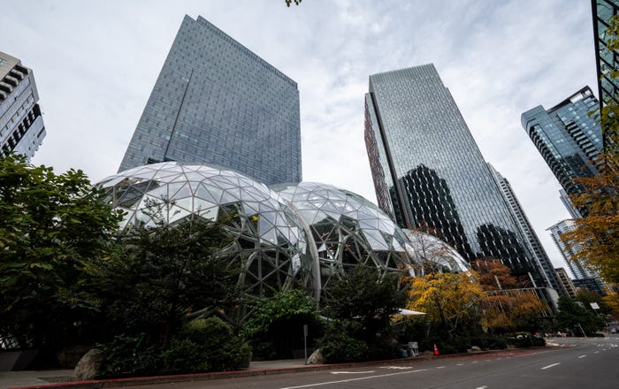 Amazon's Seattle headquarters, September 2025
