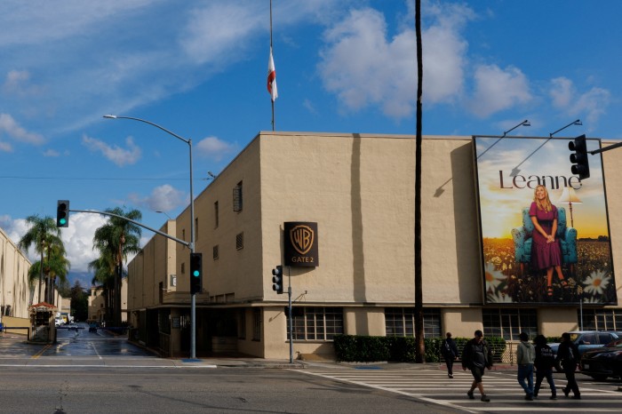 The Warner Bros. studios in Burbank, Calif.