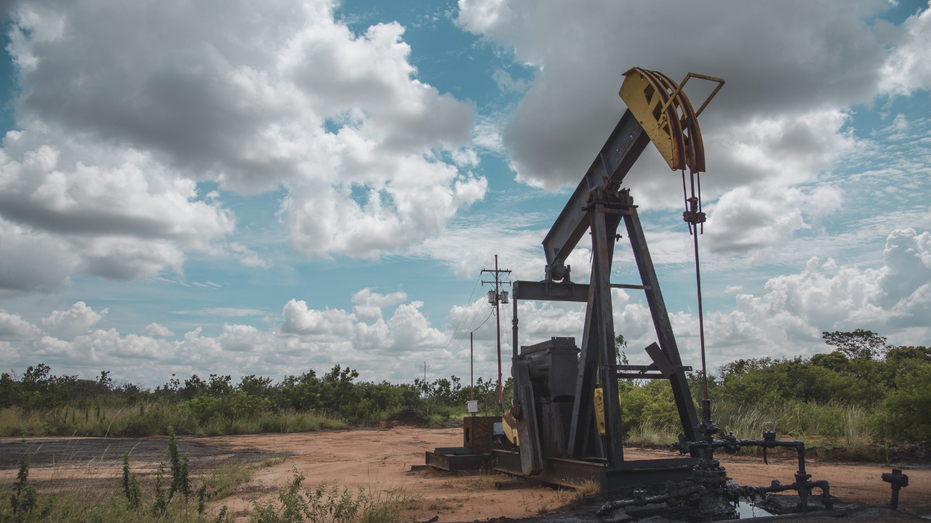 A pump jack owned by Venezuela's state run oil company is seen in El Tigre, Venezuela.