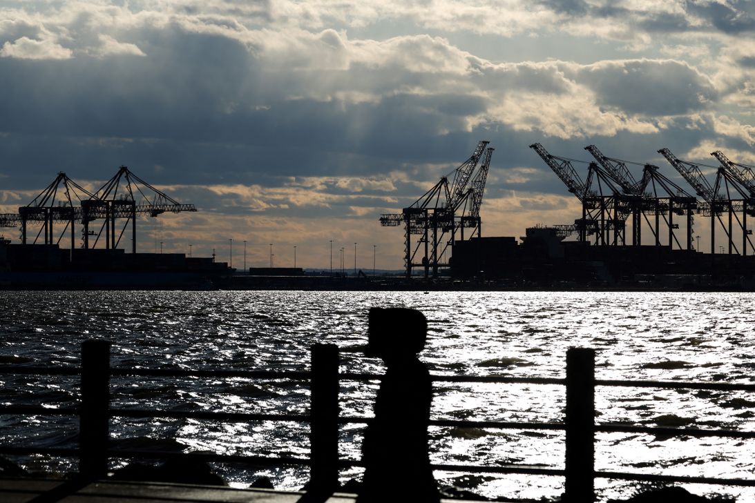 The Port Newark Container Terminal in Newark, New Jersey, on April 8, 2025.