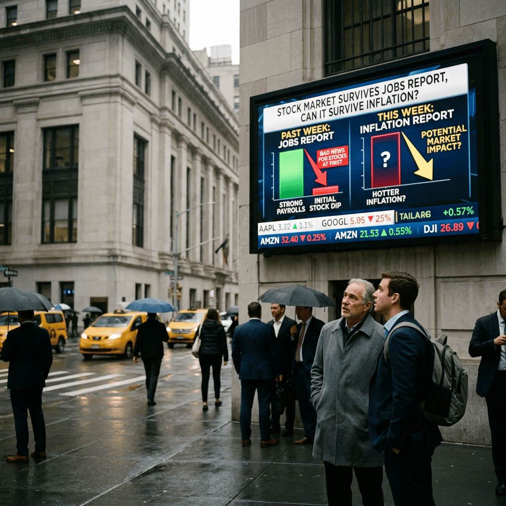 Stock market faces jobs report and inflation