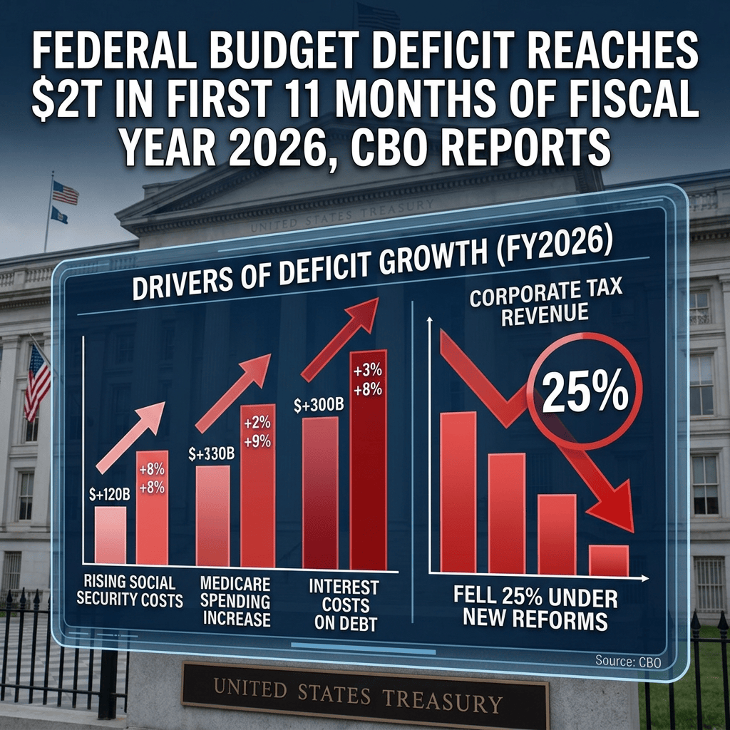 Federal budget deficit and rising spending