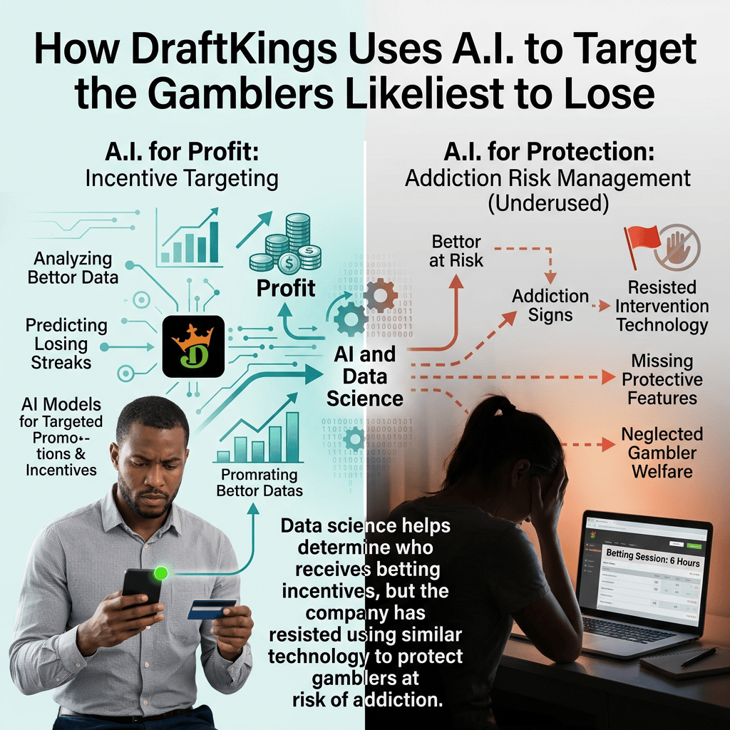 AI-driven betting targeting and gambling risk