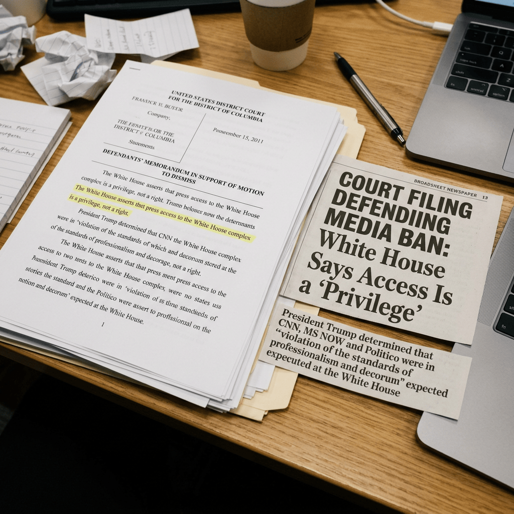 White House media access and press ban