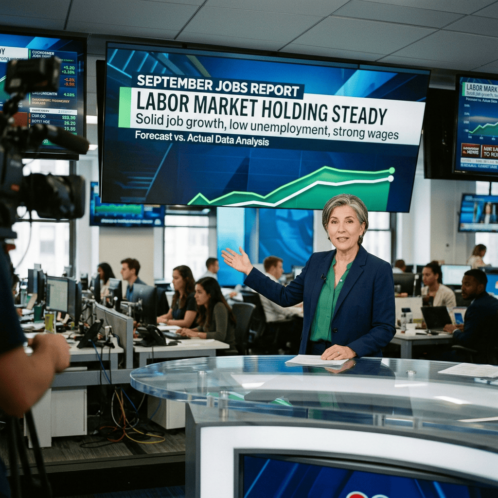 Steady September jobs report labor market
