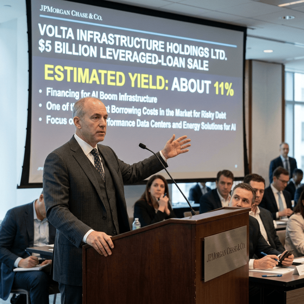 JPMorgan pitches high-yield AI infrastructure loan